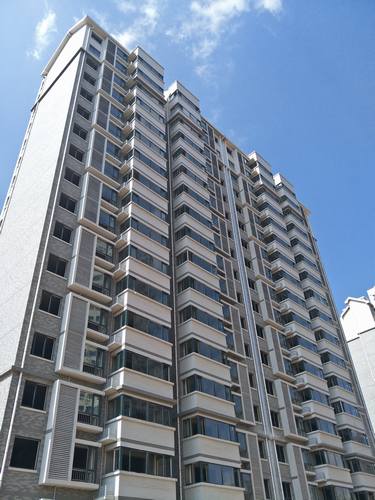 銅煤一號(hào)住宅小區(qū)牡丹園1#、2#、3#樓順利交工