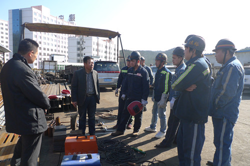 機(jī)電安裝公司建北項目部做好冬季安全管理促施工