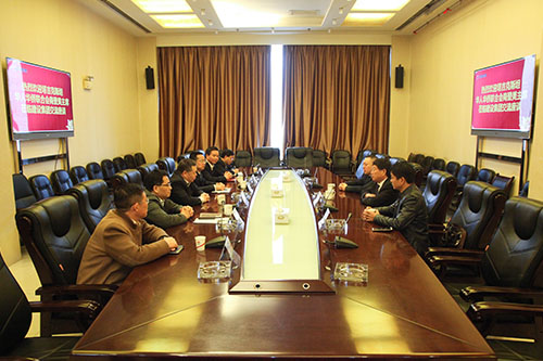 塔吉克斯坦華人華僑聯(lián)合會商登美主席一行來建設(shè)集團(tuán)交流座談