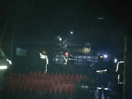 陜煤建設(shè)機電安裝公司60小時完成紅柳林順槽破碎機滾齒更換