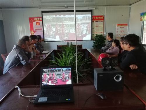 陜煤建設澄合分公司紀念烈士寄哀思