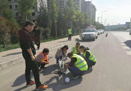 寶雞分公司道路工程交驗側(cè)記