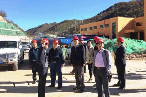 寧興剛、王寧一行深入冶坪項目調研指導工作