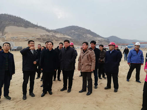 陜西省國資委、陜煤集團領(lǐng)導(dǎo)蒞臨天工公司項目檢查工作