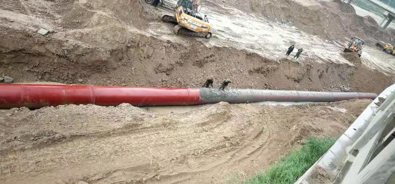 好消息！綏德縣污水管網(wǎng)工程主管道全線貫通
