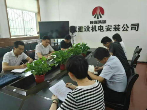 司正林在機電安裝公司調(diào)研