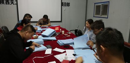 陜煤建設(shè)天工公司土建十七部施工現(xiàn)場(chǎng)傳“佳音”