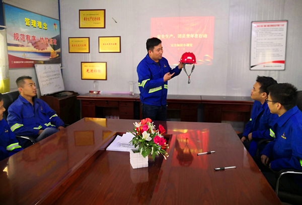 陜煤建設礦建三公司：安全生產，團員青年“現身說法”