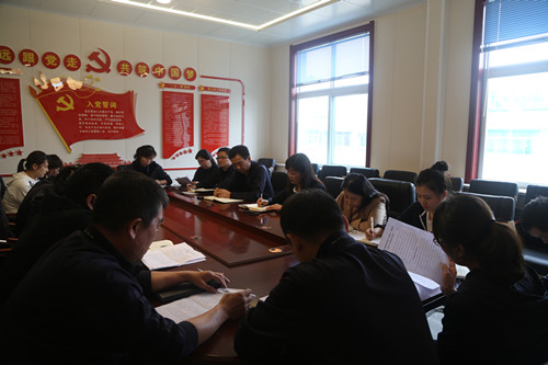 陜煤建設(shè)機(jī)電安裝公司機(jī)關(guān)黨支部召開(kāi)以案促改專(zhuān)題組織生活會(huì)