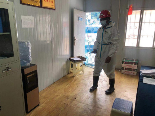 陜煤建設(shè)機(jī)電安裝公司冶坪項目部筑實疫情防線