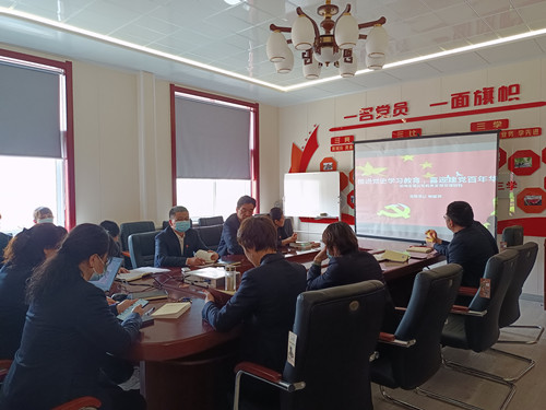 陜煤建設(shè)機(jī)電安裝公司機(jī)關(guān)黨支部黨史學(xué)習(xí)教育豐富多彩