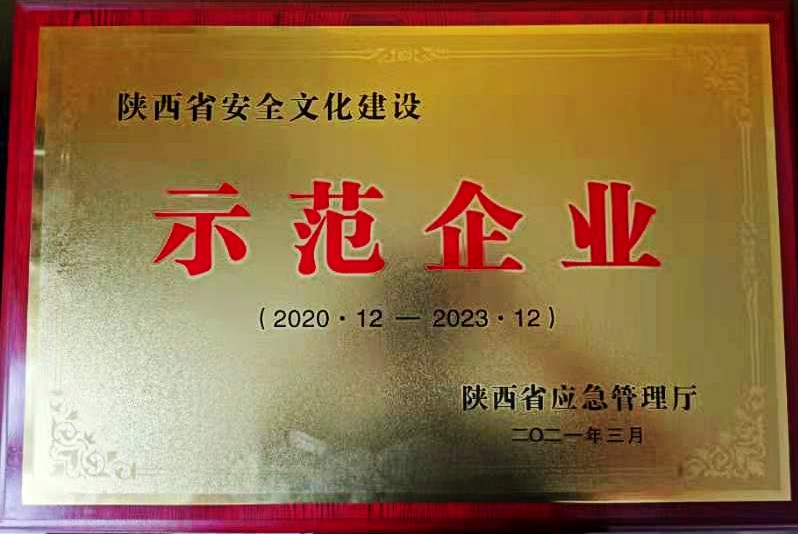 陜煤建設(shè)澄合分公司被陜西省應(yīng)急管理廳授予“陜西省安全文化建設(shè)示范企業(yè)”