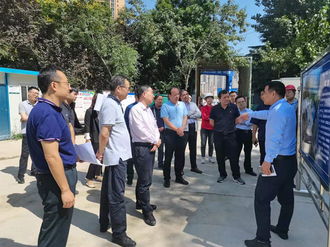 咸陽市人大常委會(huì)副主任王滿院蒞臨陜煤建設(shè)咸陽城市停車場BOT項(xiàng)目調(diào)研工作