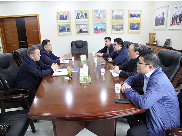 中國(guó)中鐵七局集團(tuán)有限公司陜西指揮部領(lǐng)導(dǎo)一行到陜煤建設(shè)座談交流