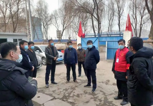 彬州市委常委、統(tǒng)戰(zhàn)部部長郭嘉楠一行蒞臨陜煤建設(shè)路橋分公司彬長項(xiàng)目部檢查指導(dǎo)疫情防控工作