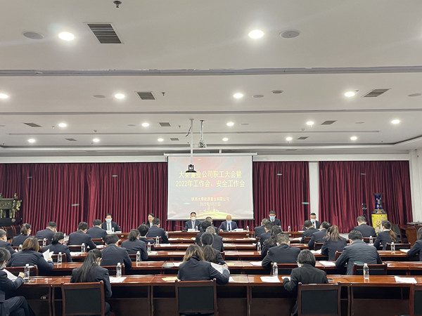 建設(shè)集團(tuán)大秦置業(yè)公司召開職工大會暨2022年工作會、安全會