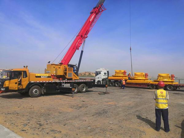 陜煤建設(shè)韓城分公司榆陽煤炭物流園設(shè)備安裝拉開序幕