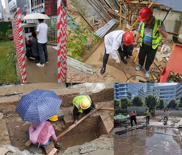 陜煤建設天工公司厲兵秣馬戰(zhàn)風雨，上下同欲保汛期