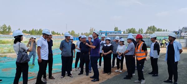 中共榆林市委黨校領導一行赴黨校新校區(qū)建設項目調研指導