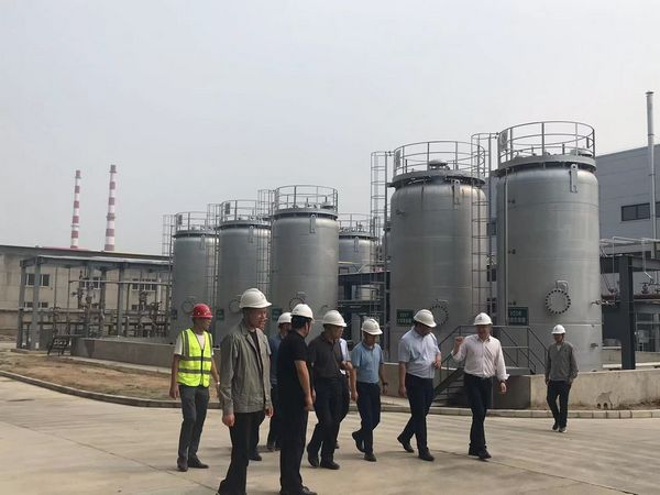 陜煤集團基本建設管理部主任李云鵬蒞臨渭南陜煤啟辰科技有限公司3萬噸/年礦用高分子材料工業(yè)化示范項目試生產(chǎn)條件驗收會