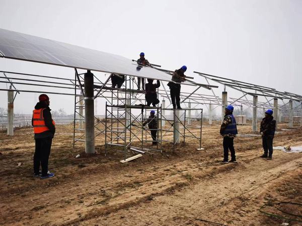 <strong>陜煤建設(shè)西北分公司：滿地霜華濃似雪， 工程建設(shè)“不減速”</strong>