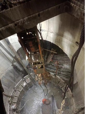 陜煤建設(shè)礦建二公司第三項目完成文家坡煤礦李家溝進風(fēng)立井井筒馬頭門工程