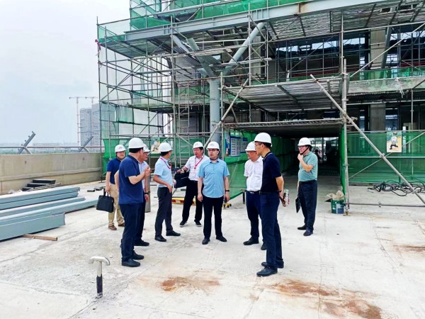 中電科西北集團有限公司董事孫亭蒞臨北斗星基項目參觀指導