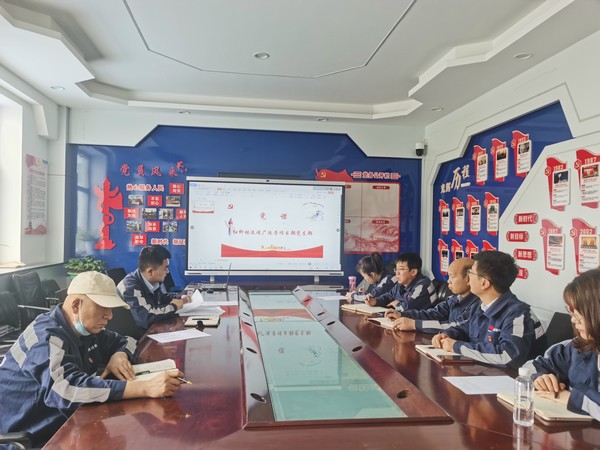 陜煤建設洗選煤運營公司紅柳林洗煤廠項目部黨支部： 嚴把廉潔“總開關(guān)”  風清氣正迎“雙節(jié)”