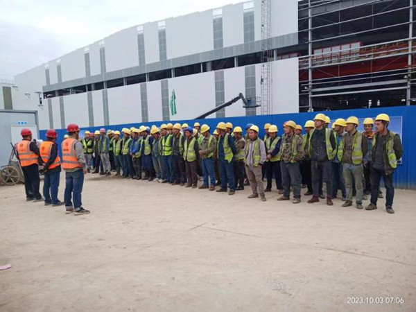 陜煤建設(shè)漢中分公司漢鋼新建中厚板項(xiàng)目：搶抓十月黃金期，工程建設(shè)加速度