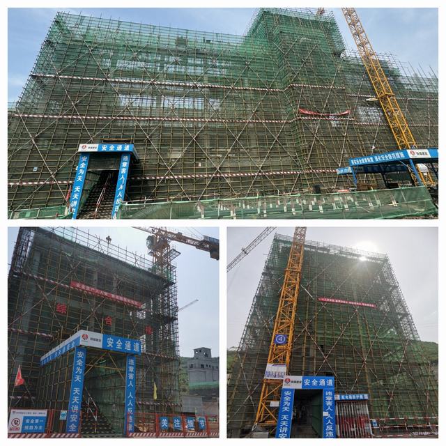 陜煤建設韓城分公司土建十一項目部：搶抓施工黃金季，多項工程喜封頂