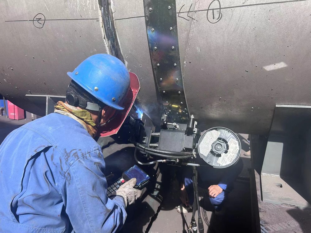 陜煤建設(shè)西北分公司：軌道式爬行機(jī)器人助力酒鋼綜合管網(wǎng)改造項(xiàng)目