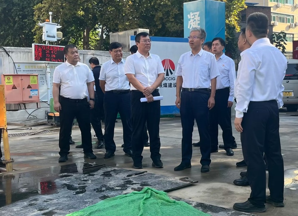 渭南市委副書記、市長陳曉勇一行蒞臨陜煤建設渭南分公司承建的梅園新村項目督導檢查工作