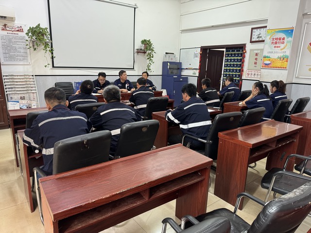 陜煤建設(shè)洗選煤運營公司澄合山陽運營項目部：節(jié)前亮劍行動，安全防線再加固