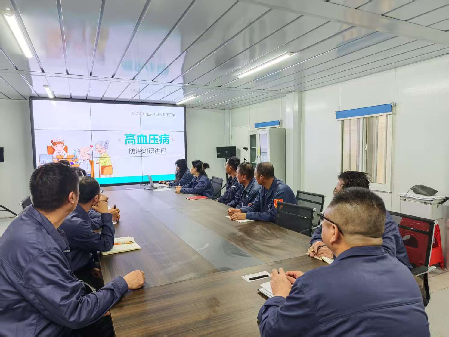 陜煤建設(shè)韓城分公司土建四項(xiàng)目部同筑健康防線，共守職工美好明天