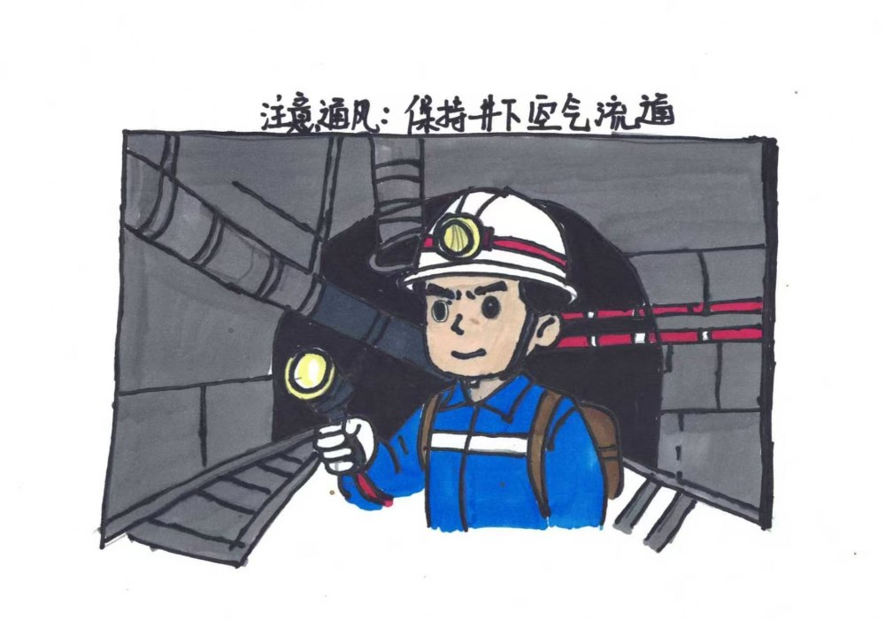 井下安全“四字訣”：通風、滅火、逃生、提能